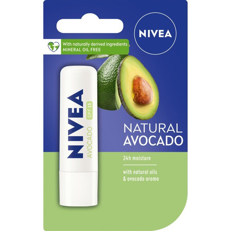 Nivea Læbepomade 4,8g Naturlig avocado 24h