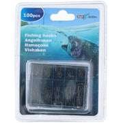 Fish & Active - 100 Fiskekroge i 10 størrelser