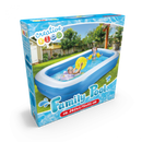 Creative Kids - familiepool med 2 ringe 262x175x51cm 778Liter