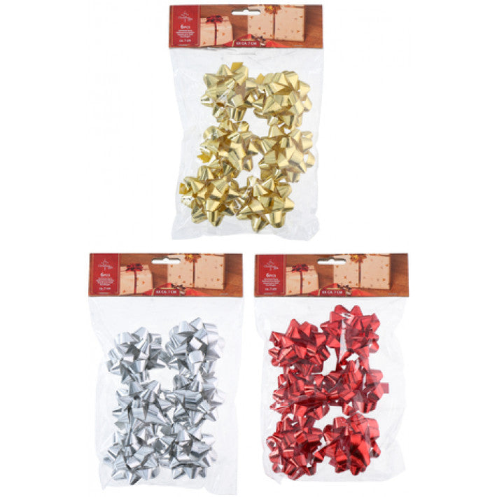 Christmas Gifts - Sløjfer Til Gaver 6x6,5cm - Doubleklæbende