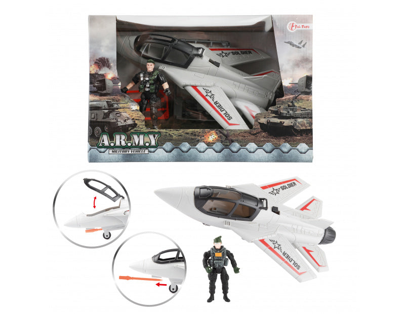 Toi-Toys - Militær kampfly med soldat