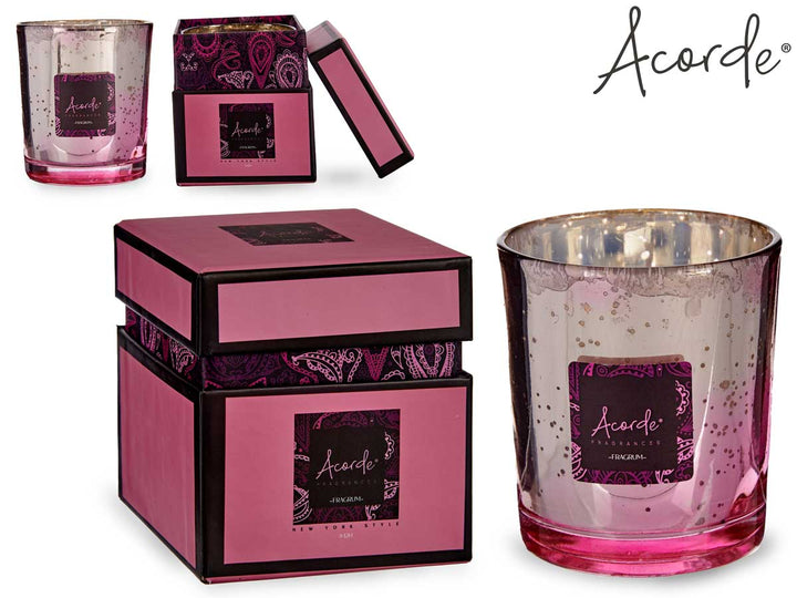 Acorde - 42timer Duftlys i gaveæske, ekstra koncentreret premium design. Jordbær & creme Kapacitet: 200gr Varighed: 42 timer