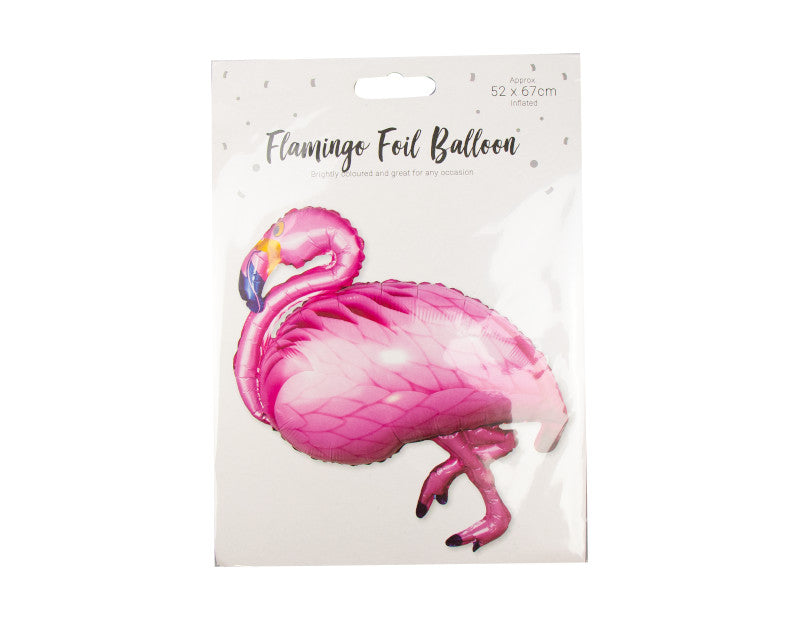 Brightly Coloured - Flamingo Foil Balloon - Dollarstore.dk