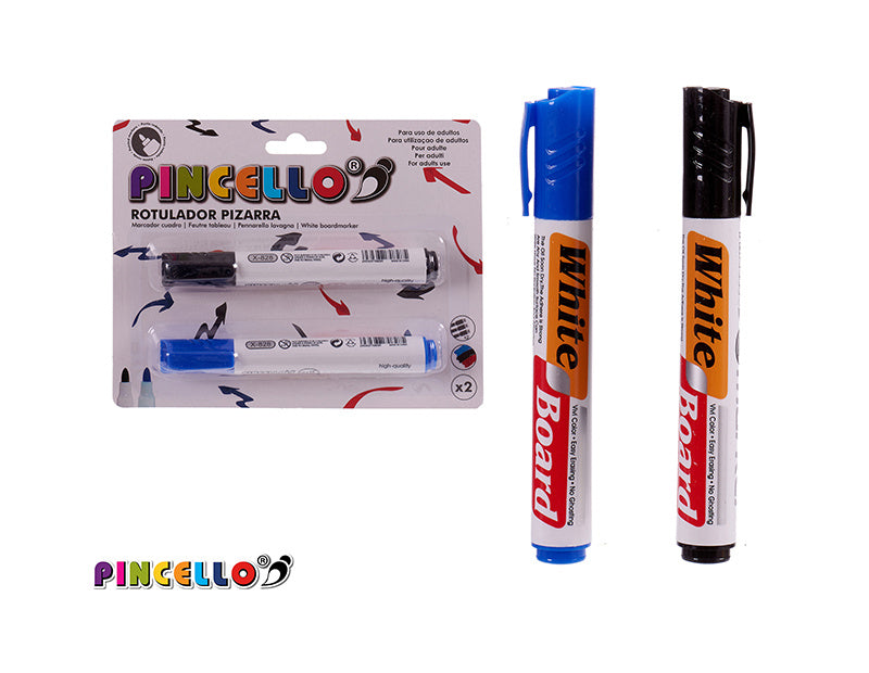 Set 2 markers 2 colors mix 3 col