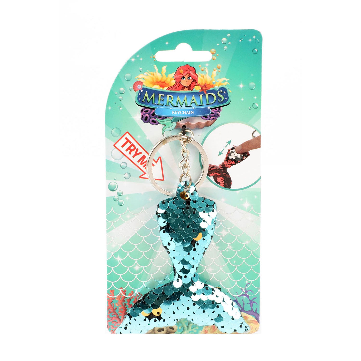 Toitoys - Havfruehale Sequins Nøglering