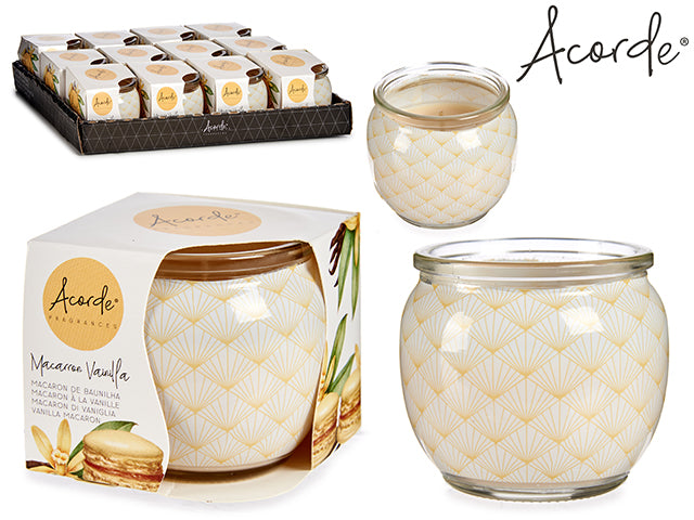 Acorde - Duftlys i vanilla macarron aroma