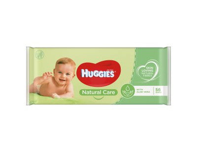 Huggies - Natural Care Baby Vådservietter - Dollarstore.dk