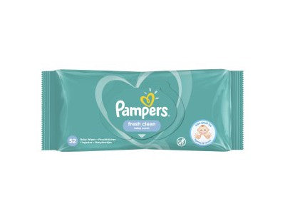 Pampers - Fresh Clean Baby Vådservietter - Dollarstore.dk