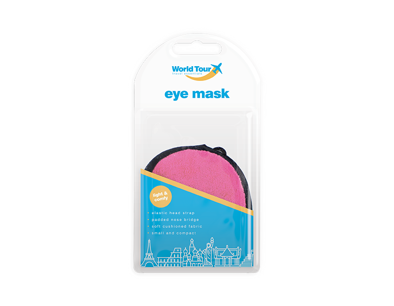 World Tour Travel Eye Mask - Dollarstore.dk