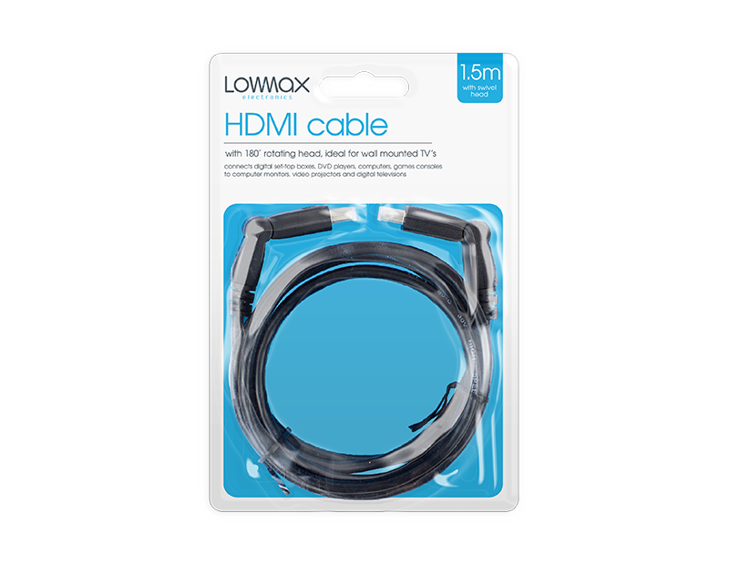 Lowmax - Hdmi-Kabel 1.5 M - Dollarstore.dk