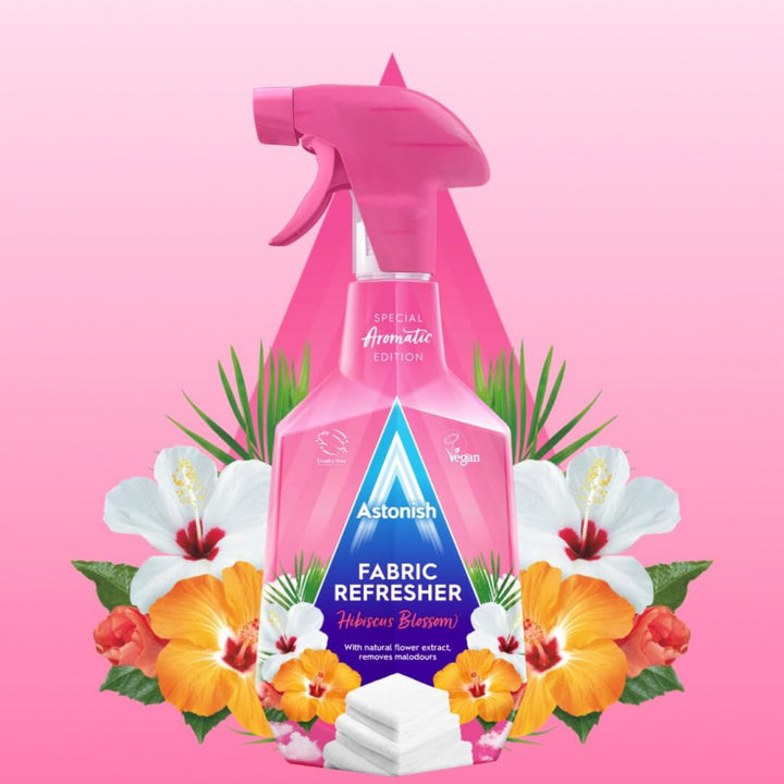 Astonish Tekstilfrisker 750ml (Vegansk) - Hibiscus Blossom