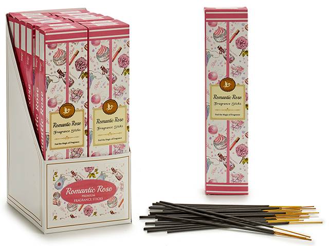 Premium - Røgelses pinde 20pinde Rose Aroma