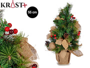 Krist - Juletræ med fyrretræ detaljer dekoration