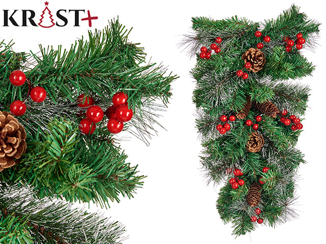 Krist - Stor Fyrretræ Nedhæng Dekoration 70cm