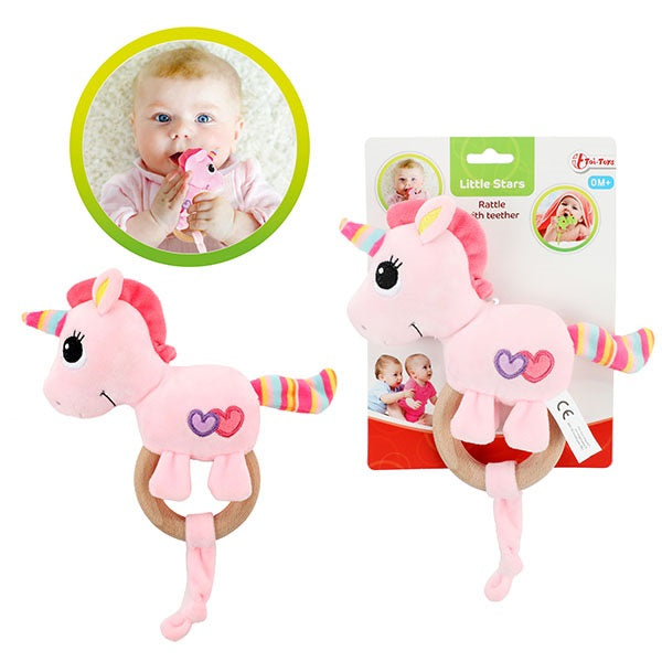 Toitoys - Unicorn Raffler Bidering I Træ