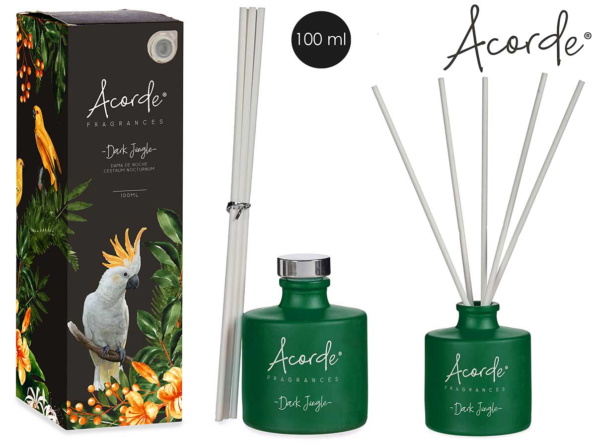 Acorde - Røgelsespinde i glas flydende aroma gaveæske 100ml gran