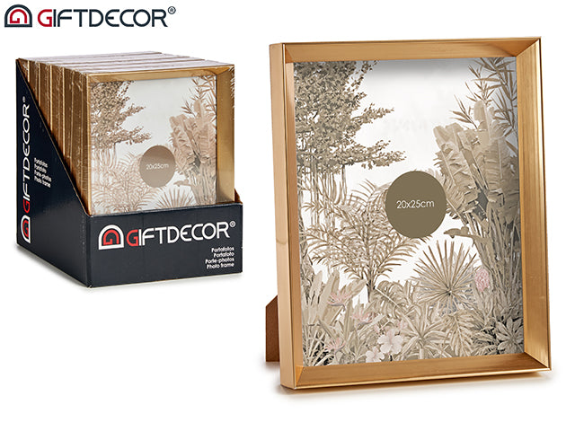 Giftdecor - Billederamme dyb model 27,3 x 22,3 x 3,5 cm guld 