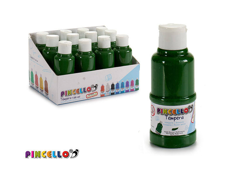 Poster paint pot 120 ml dark green - Dollarstore.dk