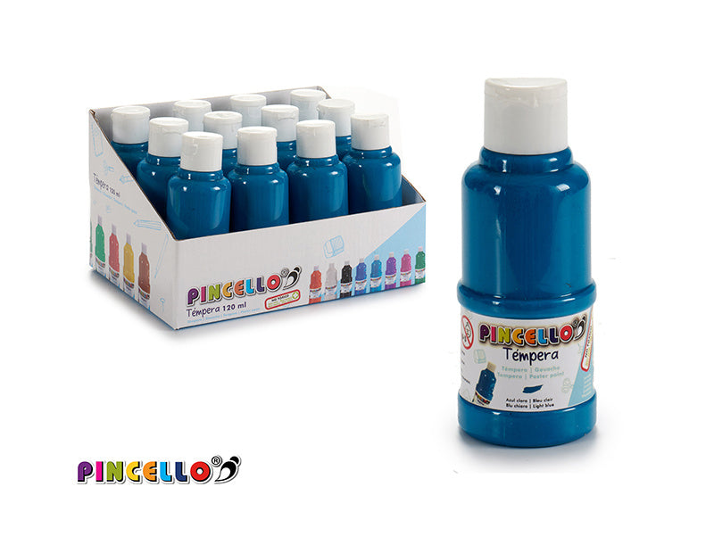 Poster paint pot 120 ml light blue - Dollarstore.dk