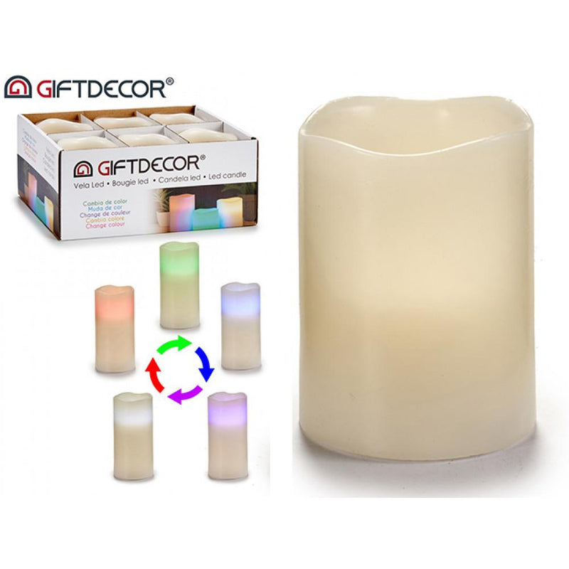 Giftdecor Special LED Bloklys Med Farveskift 11cm