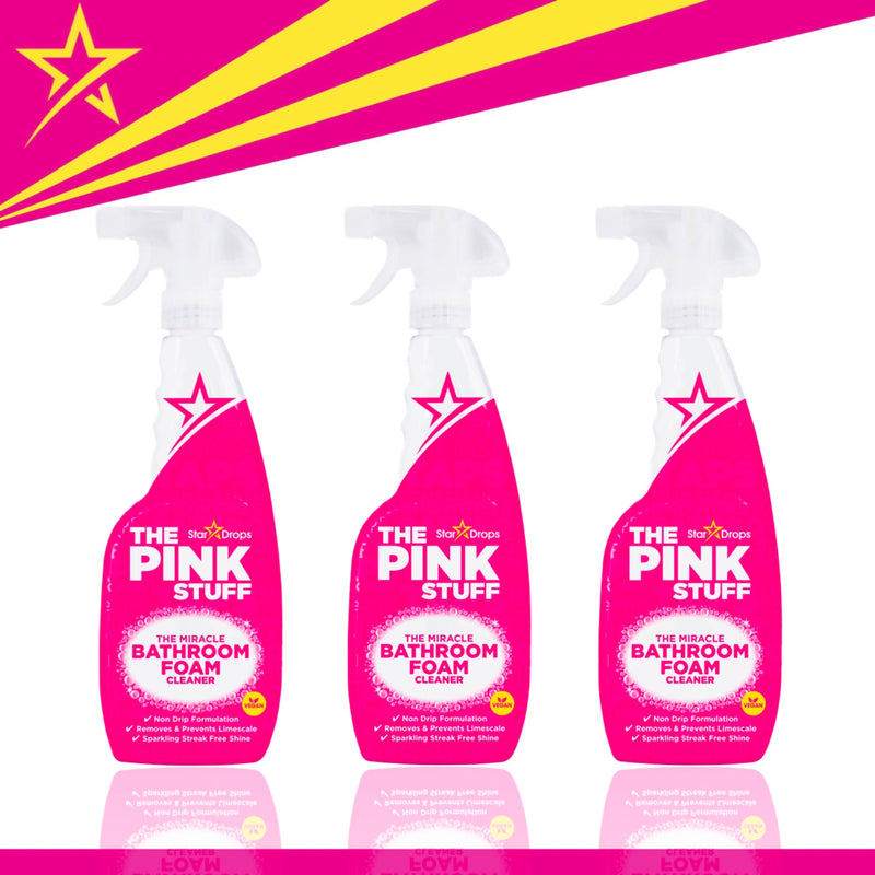 The Pink Stuff - Sæt Med 3stk Badeværelses Spray 750ml
