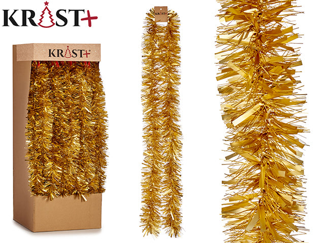 Krist - Guirlande 200 x 9 cm Metalisk-guld farve