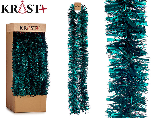 Krist - Guirlande 200x9cm - Metalisk Blå Farve