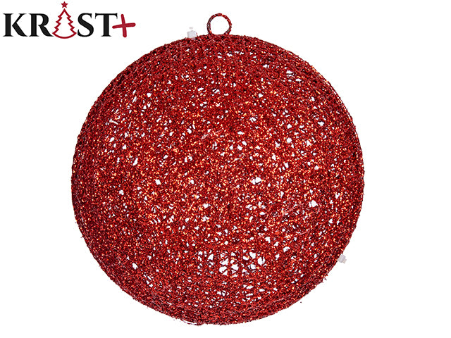 Krist - 3D Stål Dekoration Ophæng 20cm - Julekugle