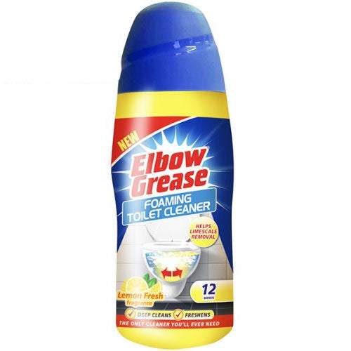 Elbow Grease - Lemon Fresh Foaming Toiletrenser 12 Doseringer 500g