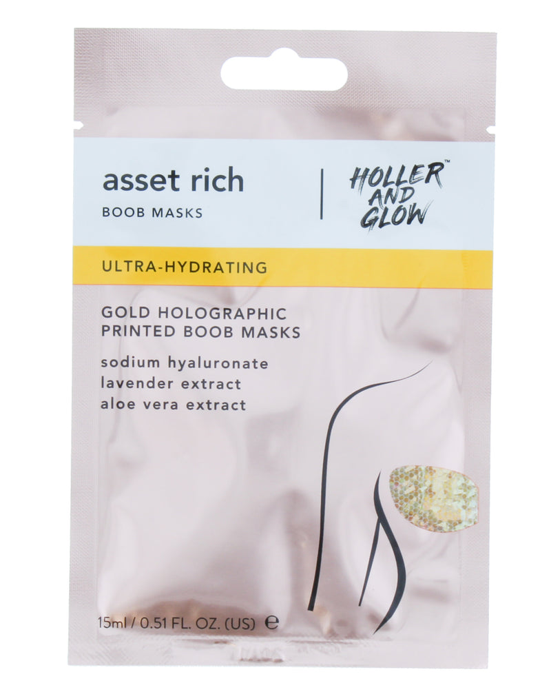 Asset Rich - Bryst maske Holler and Glow indeholder 1par