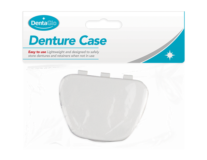DentaGlo - Denture opbevaringsbakke hvid