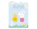 Hoppy easter - strik din egen pompom dekoration 2stk