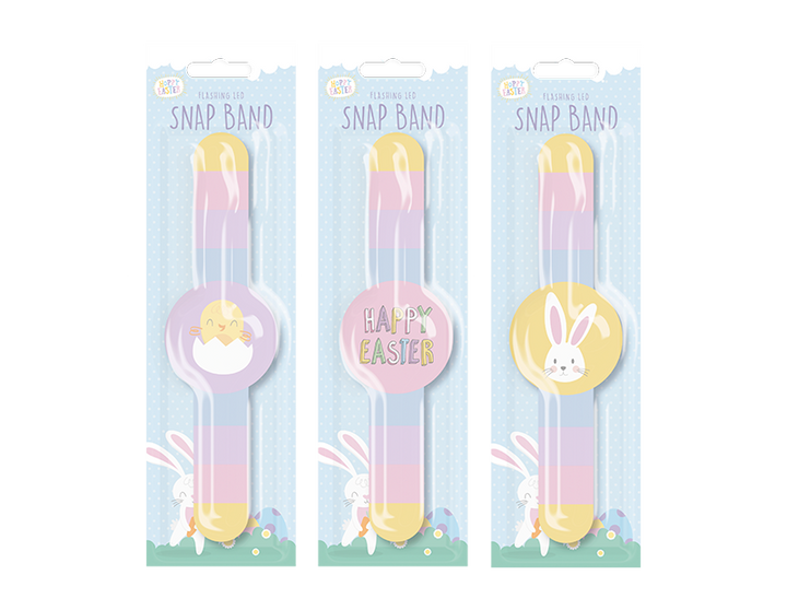 Hoppy easter - Lys armbånd med blinkende lysfunktion batterier følger med. PGA lagerstyring sender vi en tilfældig variant når du bestiller denne vare