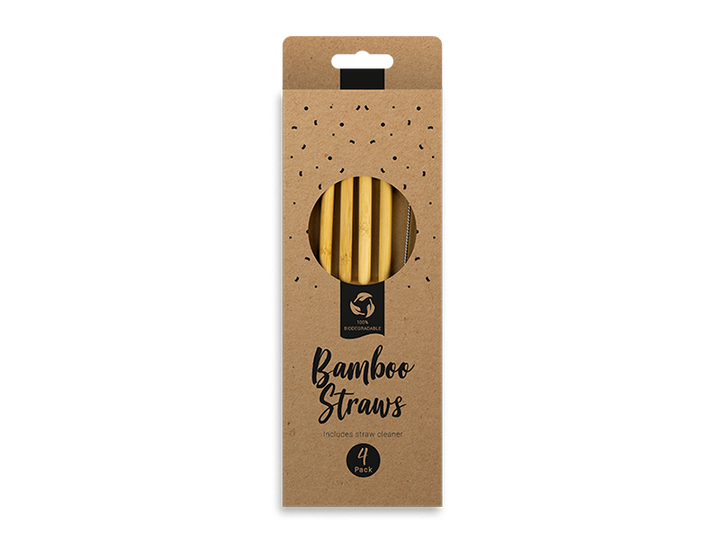 100% naturlig - Træsugerør med sugerør renser 