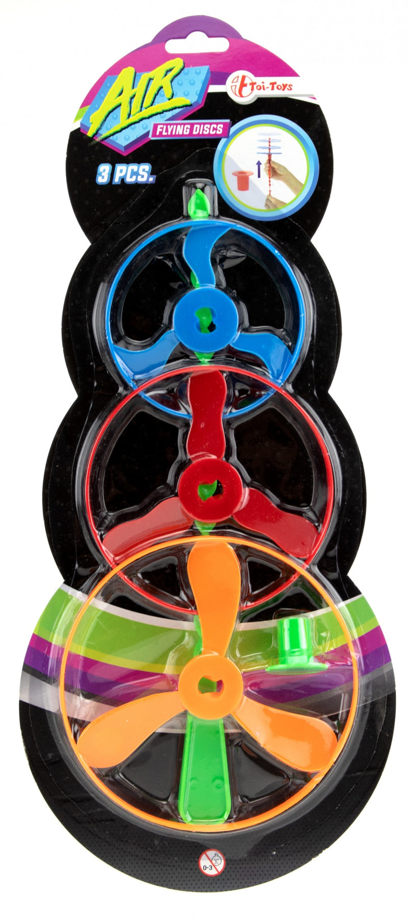 ToiToys - Air flying disc 3pc